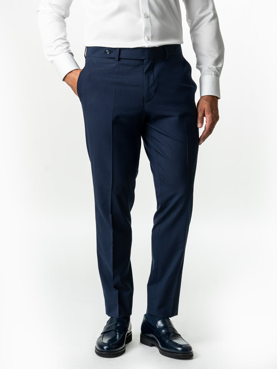 Costum Elegant Barbati Bleumarin All Season BMan0063 (10)
