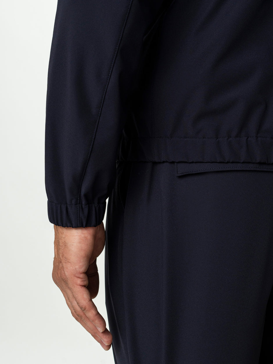 Jacheta Barbati Bleumarin Din Material Tehnic Elastic BMan0006 (9)