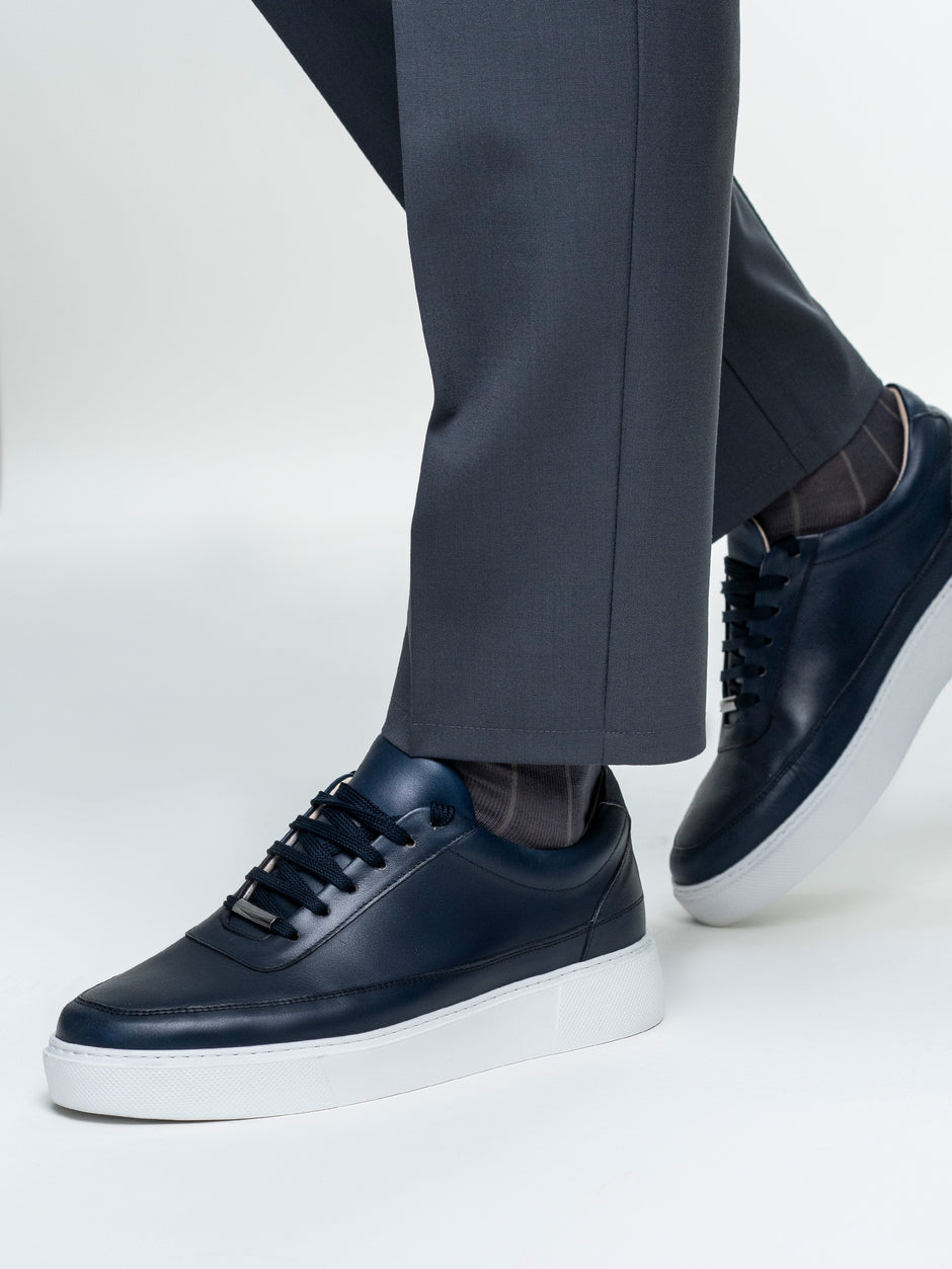 Pantaloni Cu Snur Barbati Gri Elastici Flexo Milano BMan598 (8)