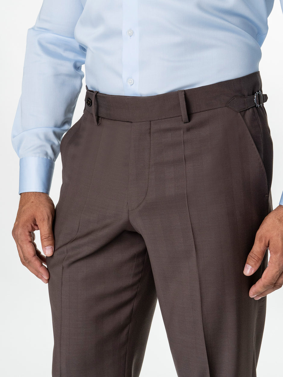 Costum Barbati Maro Double Breasted 100% Lana Loro Piana BMan0105 (9)