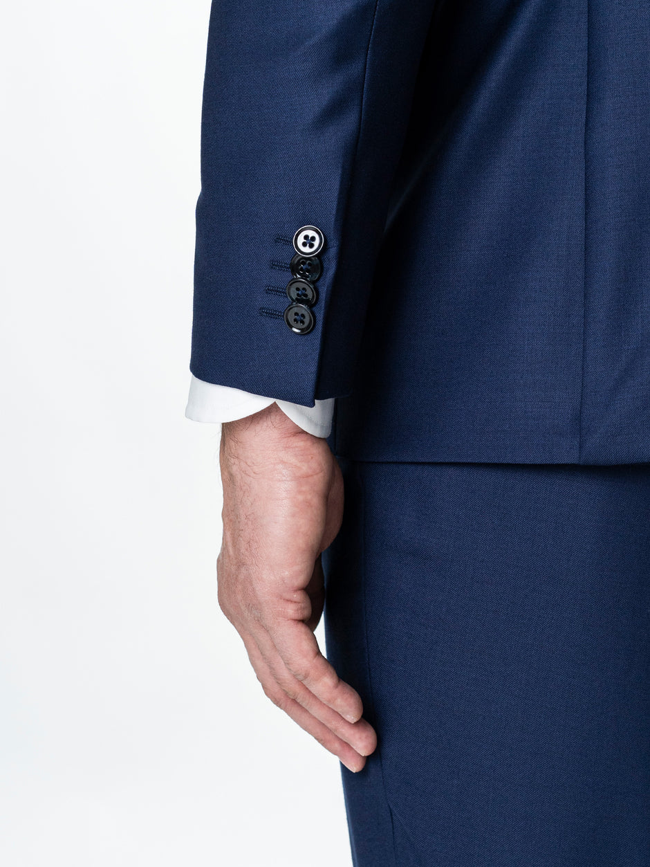 Costum Barbati Bleumarin 100% Lana BMan0006 (7)