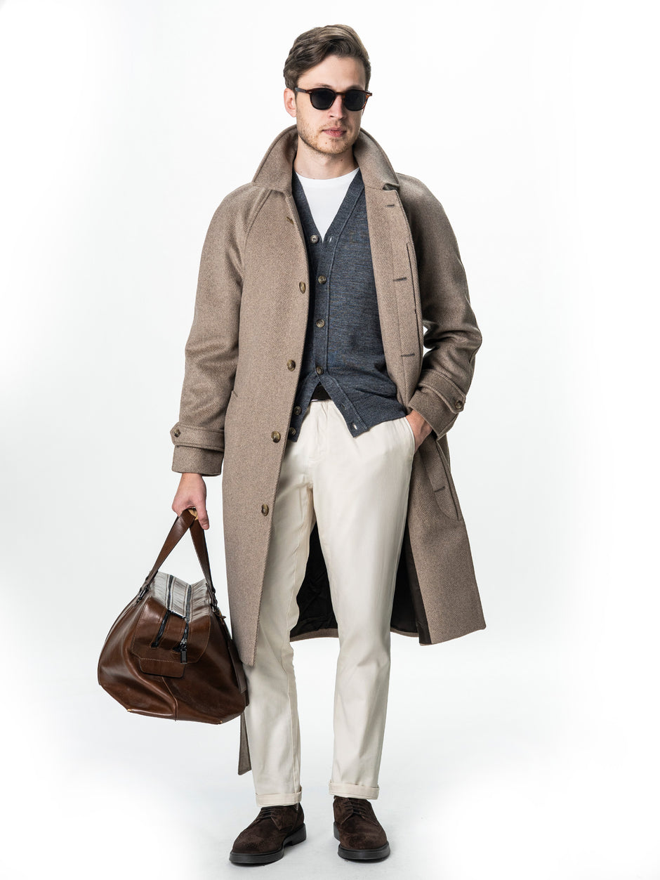 Pulover Gri Barbati Cu Nasturi Tip Cardigan BMan0038 (2)