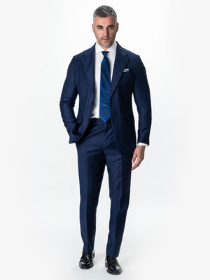 Costum Barbati Bleumarin 100% Lana BMan0006
