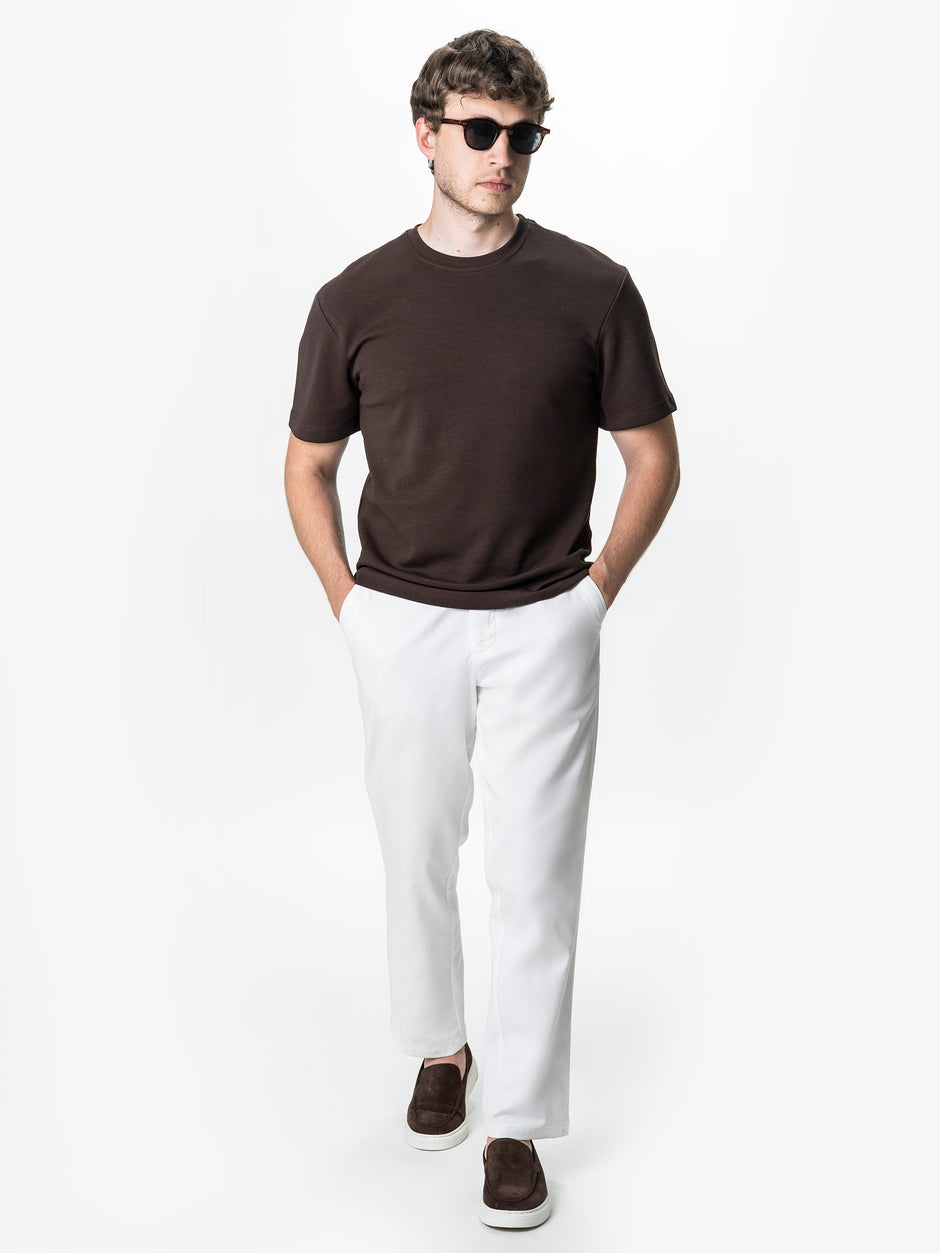 Tricou Simplu Barbati Maro Oversize 100% Bumbac Natural BMan0001 (6)