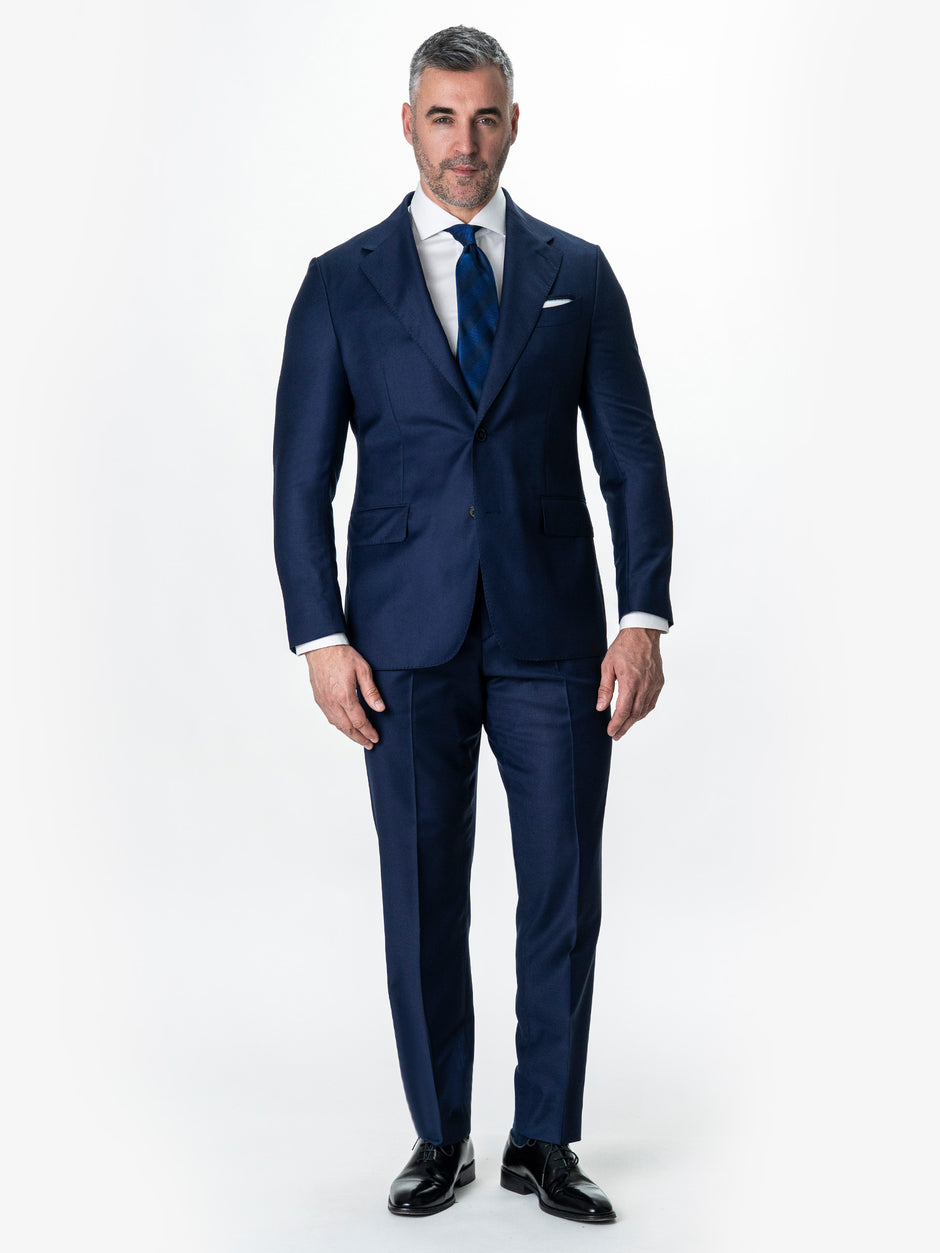 Costum Barbati Bleumarin 100% Lana BMan0006 (4)