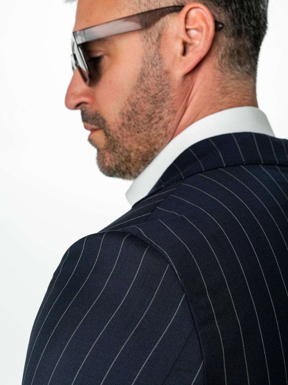 Costum Barbati Bleumarin Dungi Lana Vitale Barberis Super 110'S BMan0014 (9)