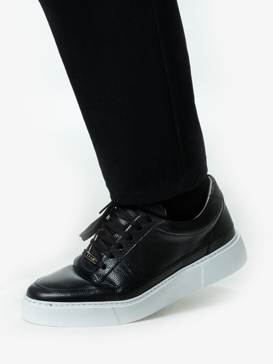 Blugi Barbati Negru Mat Simplu Comfort Fit All Season BMan0001 (5)