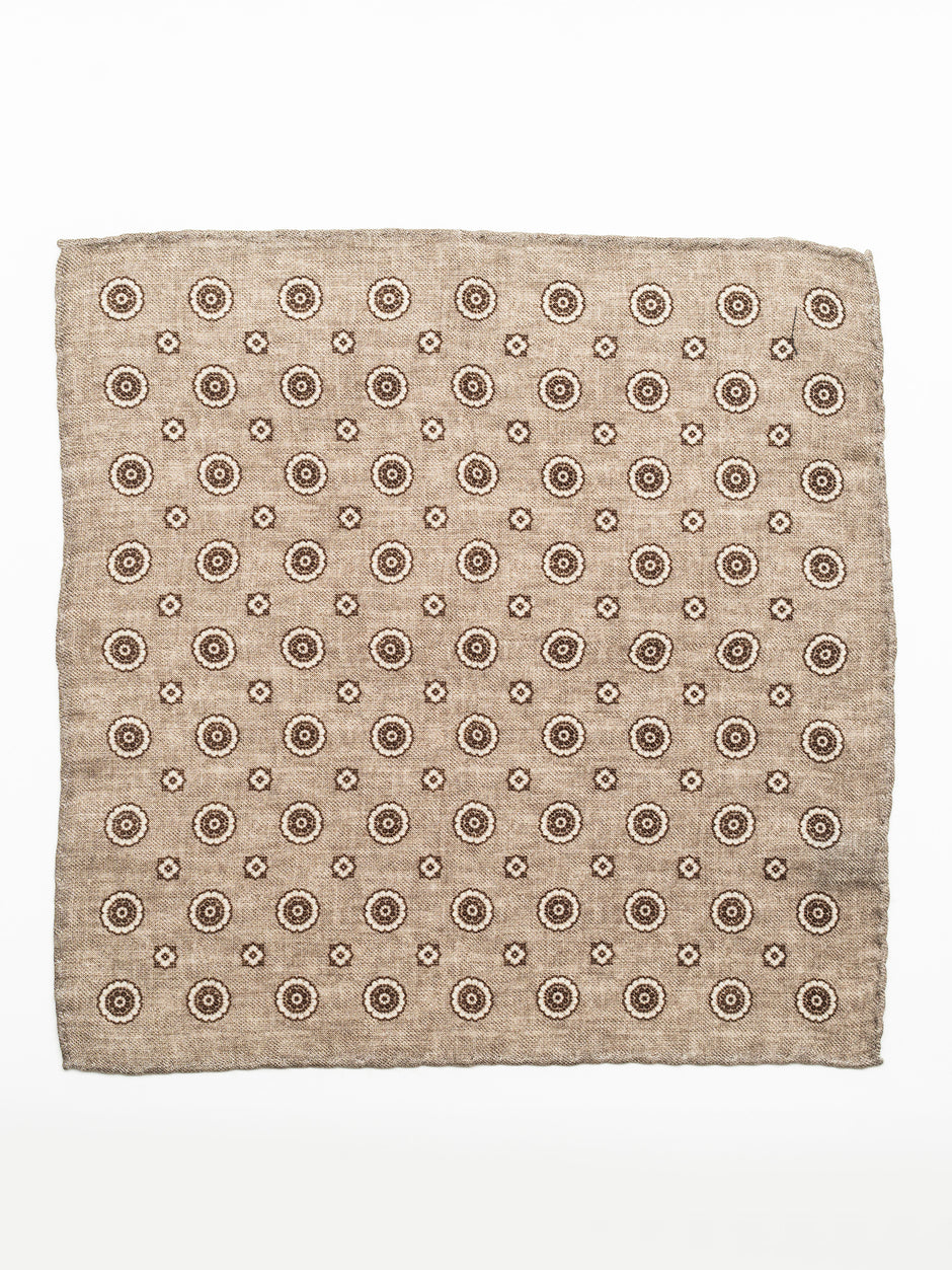 Batista Eleganta Barbati Bej cu Imprimeu BMan424 (2)