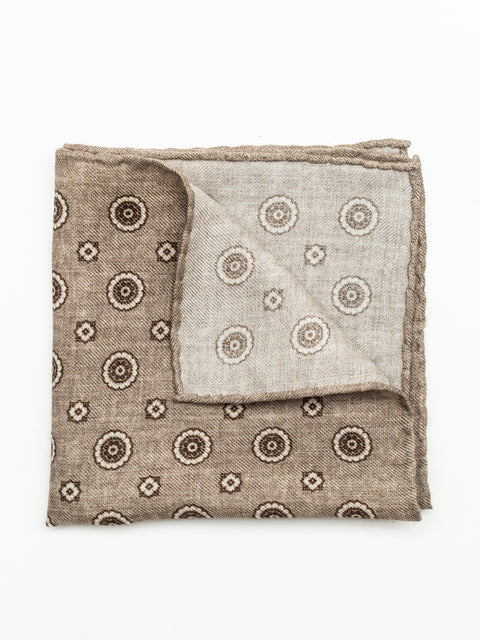 Batista Eleganta Barbati Bej cu Imprimeu BMan424