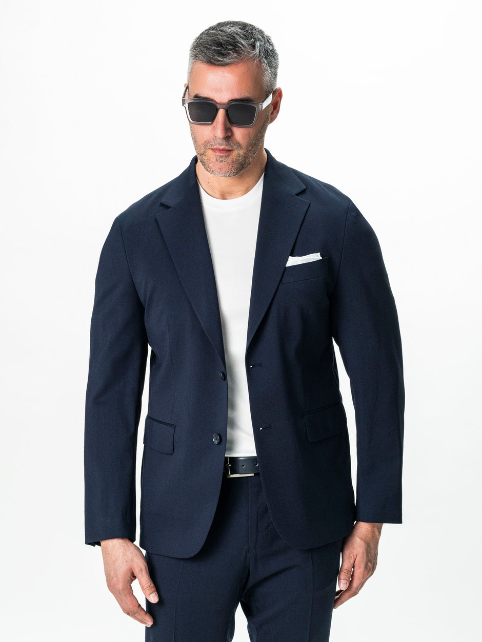 Costum Albastru Bleumarin 100% Lana Vitale Barberis Super 110's BMan0054 (4)