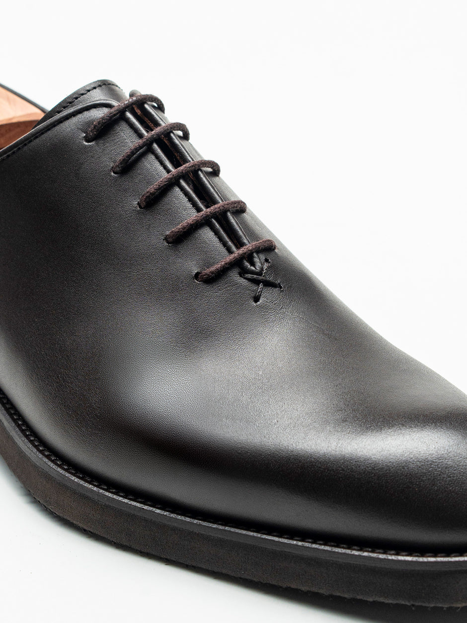 Pantofi Eleganti Barbati Maro Inchis Oxford Piele Naturala BMan0330 (4)