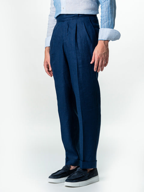 Pantaloni Barbati Bleumarin 100% In Natural British Gurkha BMan0016