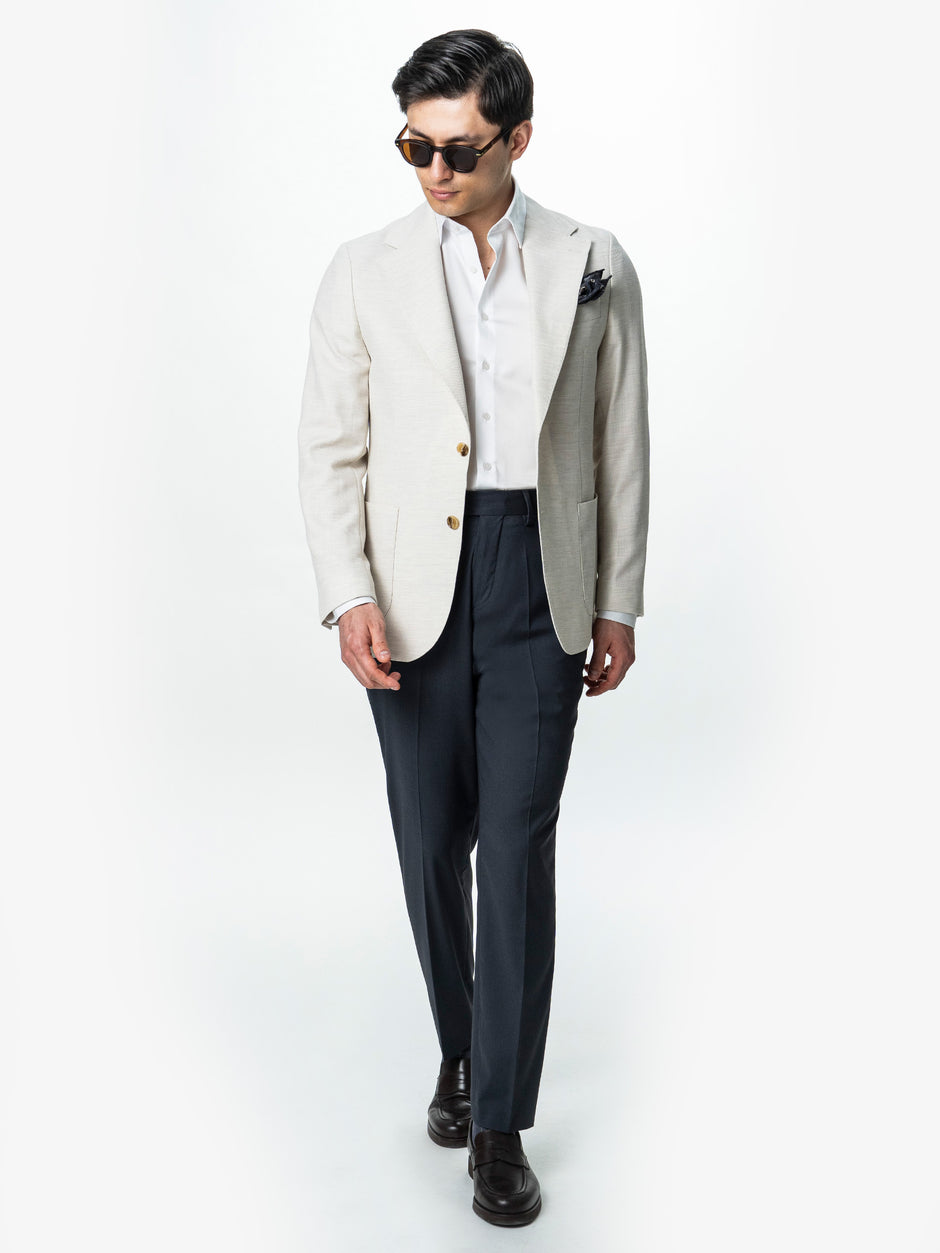 Sacou Barbati Crem Vara Necaptusit Lana Vitale Barberis BMan0050 (2)