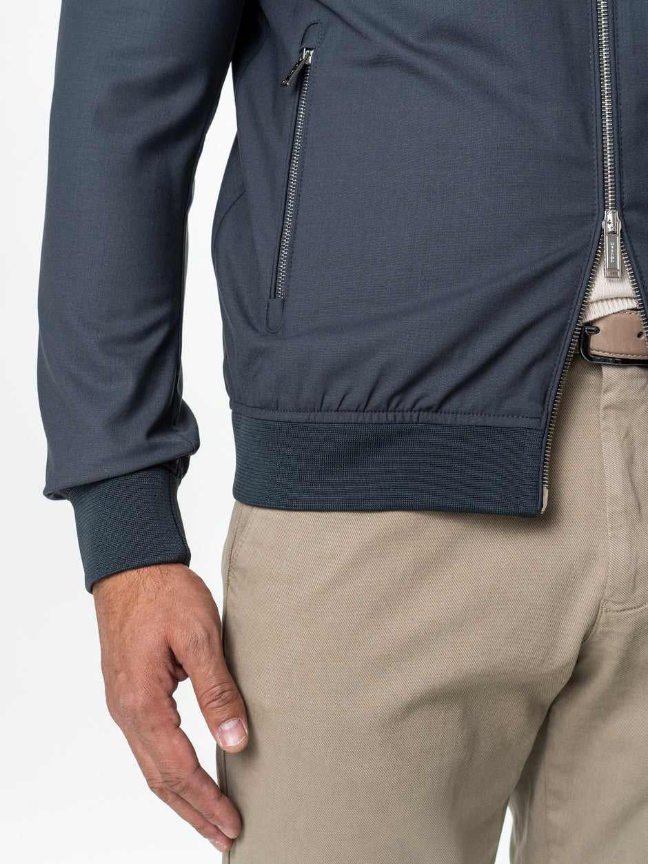 Geaca Barbati Tip Jacheta Gri Din Lana BMan BMan0007 (10)