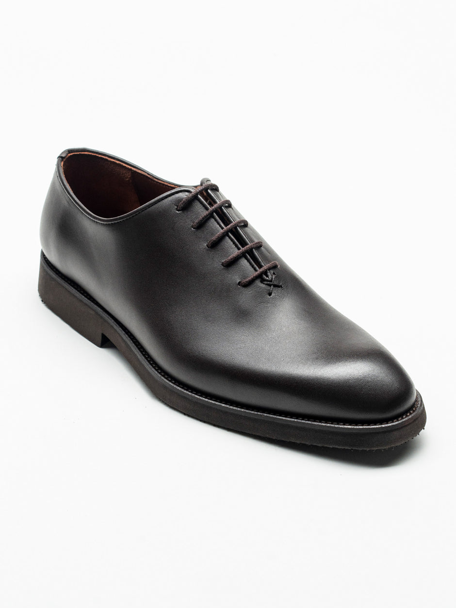 Pantofi Eleganti Barbati Maro Inchis Oxford Piele Naturala BMan0330 (7)