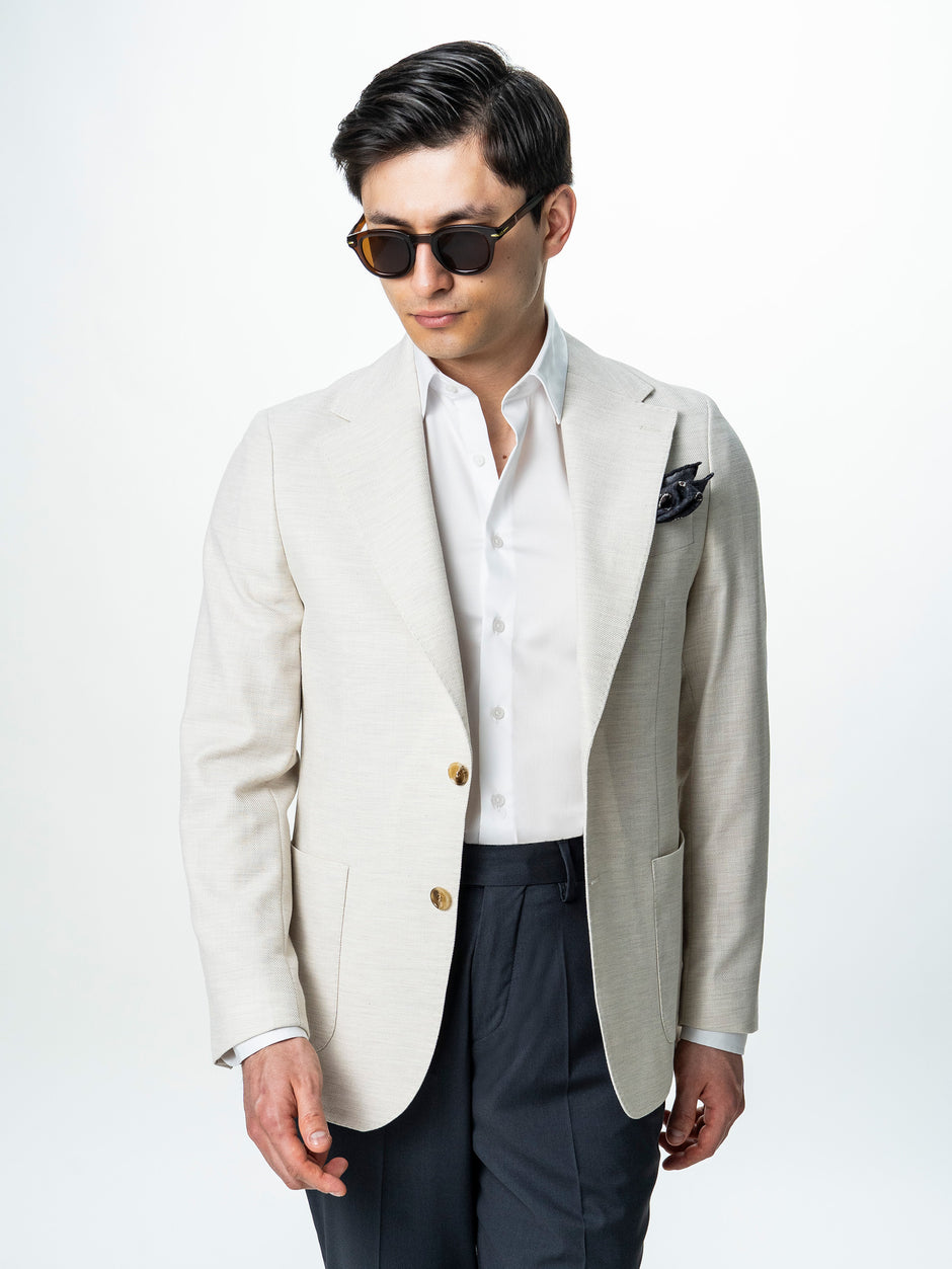 Sacou Barbati Crem Vara Necaptusit Lana Vitale Barberis BMan0050 (4)