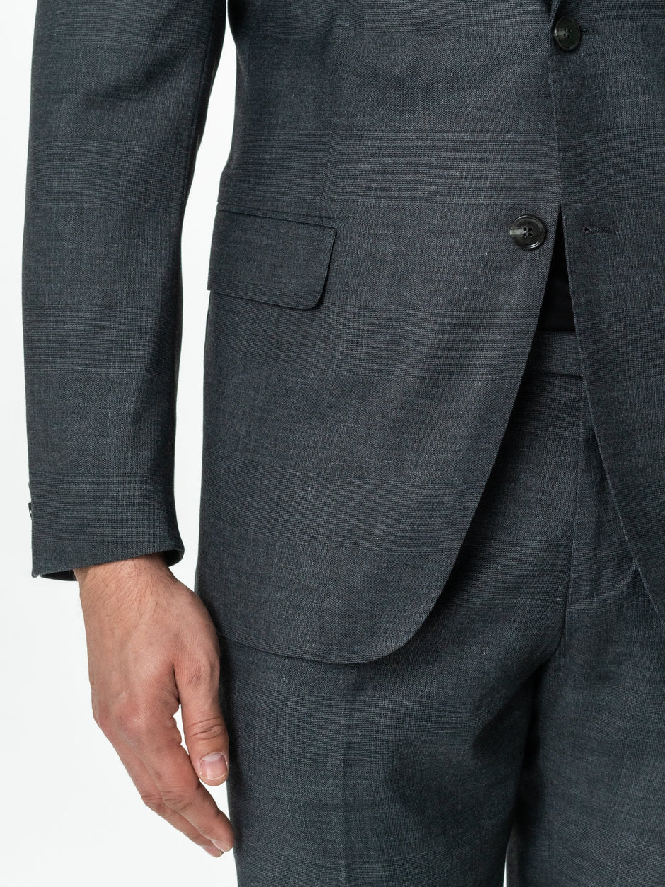 Costum Barbati Business & Elegant Gri Inchis Din Lana Sarto BMan0018 (8)