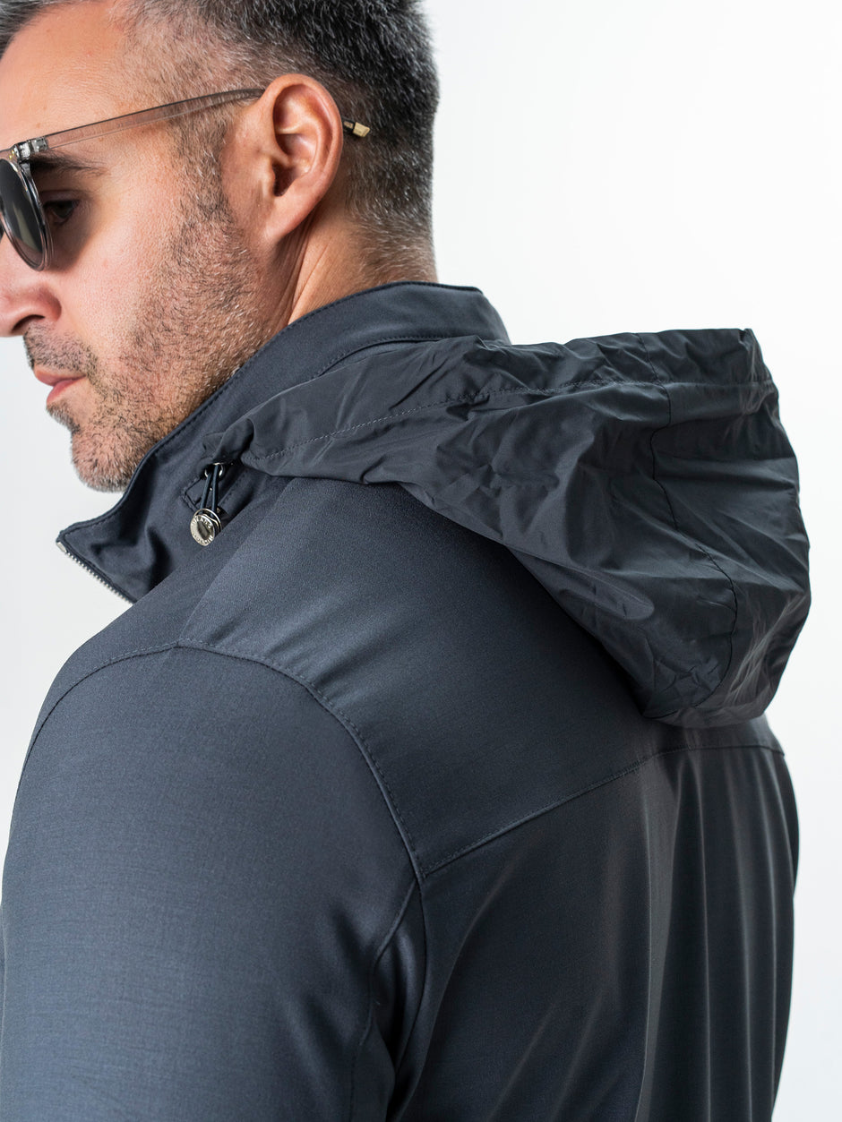 Geaca Barbati Tip Jacheta Gri Din Lana BMan BMan0007 (9)