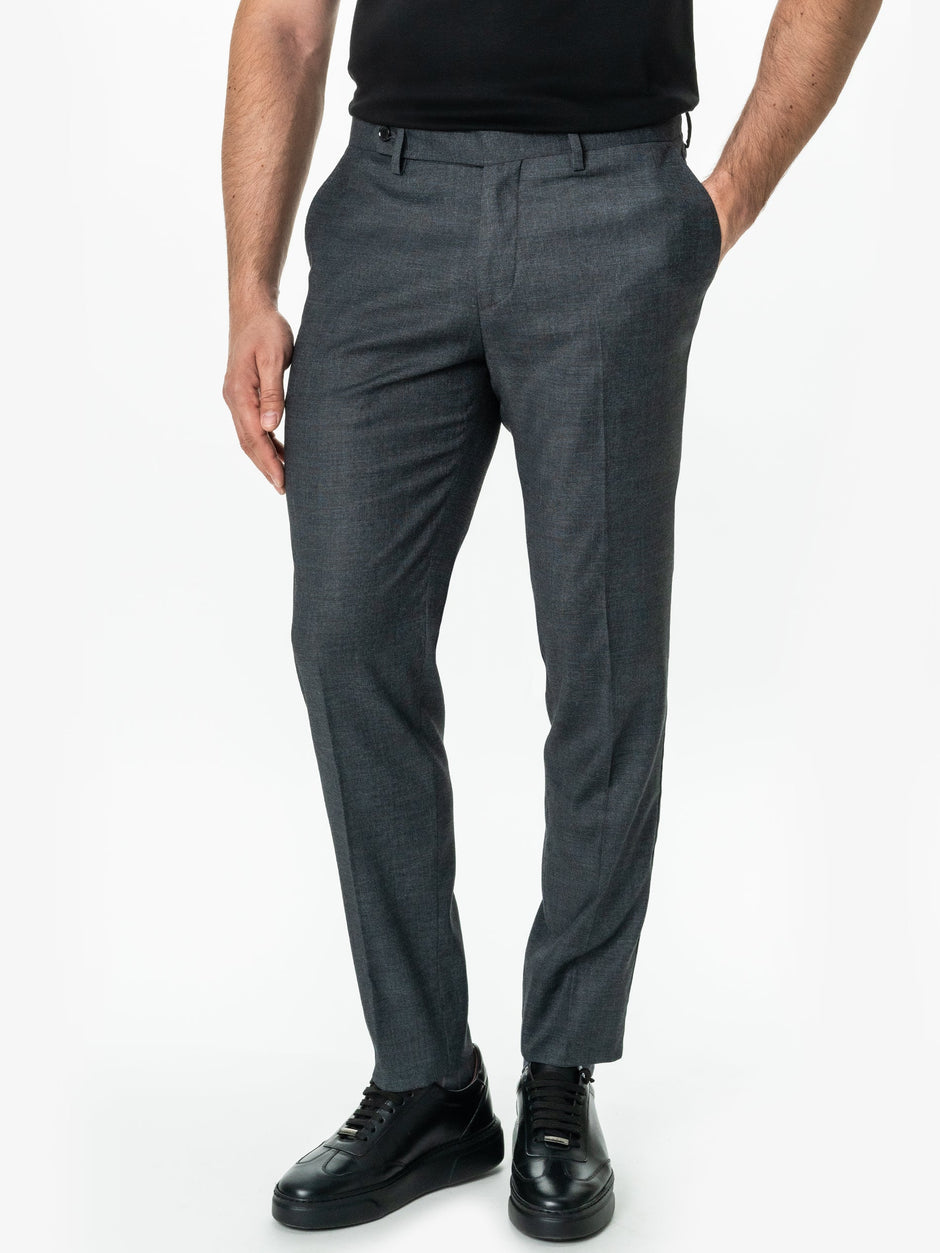 Costum Barbati Business & Elegant Gri Inchis Din Lana Sarto BMan0018 (7)