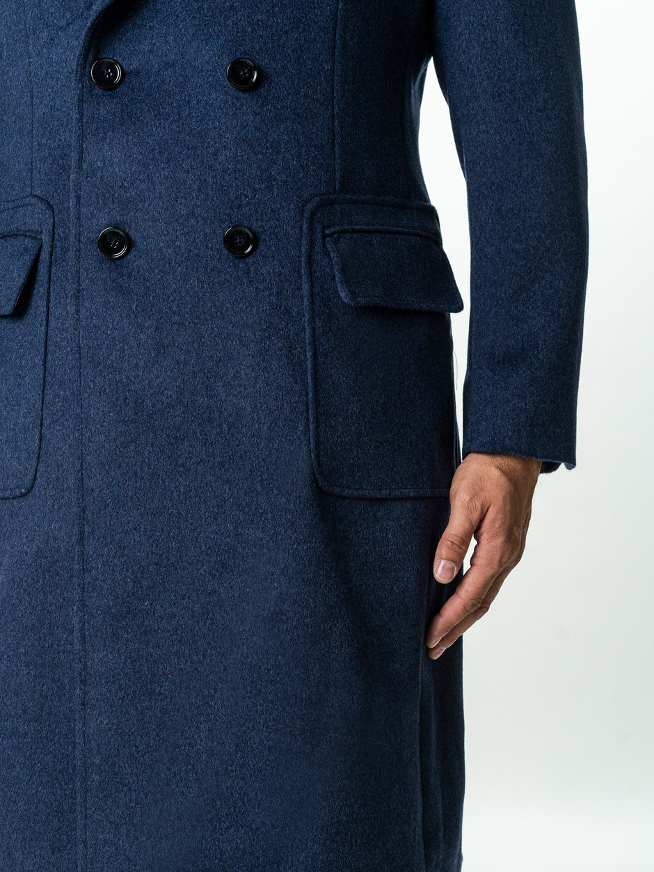 Palton Barbati Toamna-Iarna Albastru Indigo Design Londonez BMan0002 (6)