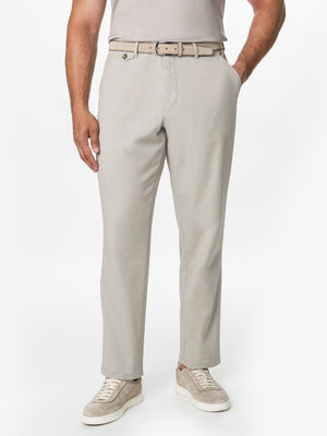 Pantaloni Chino Barbati Grej Deschis 100% Bumbac BMan0003