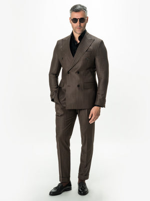 Costum Barbati Maro Dungi 100% Lana Vitale Barberis Super 100'S BMan0003