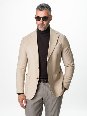 Sacou Barbati Bej 100% Lana Vitale Barberis BMan0056