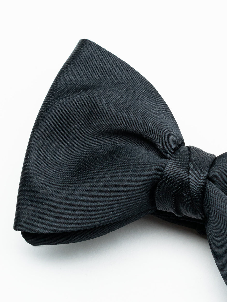 Papion Negru Barbati De Tip Self-Tie BMan113 (5)