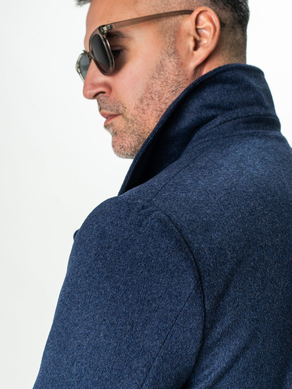 Palton Barbati Toamna-Iarna Albastru Indigo Design Londonez BMan0002 (7)