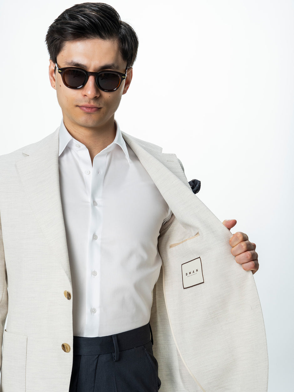 Sacou Barbati Crem Vara Necaptusit Lana Vitale Barberis BMan0050 (7)