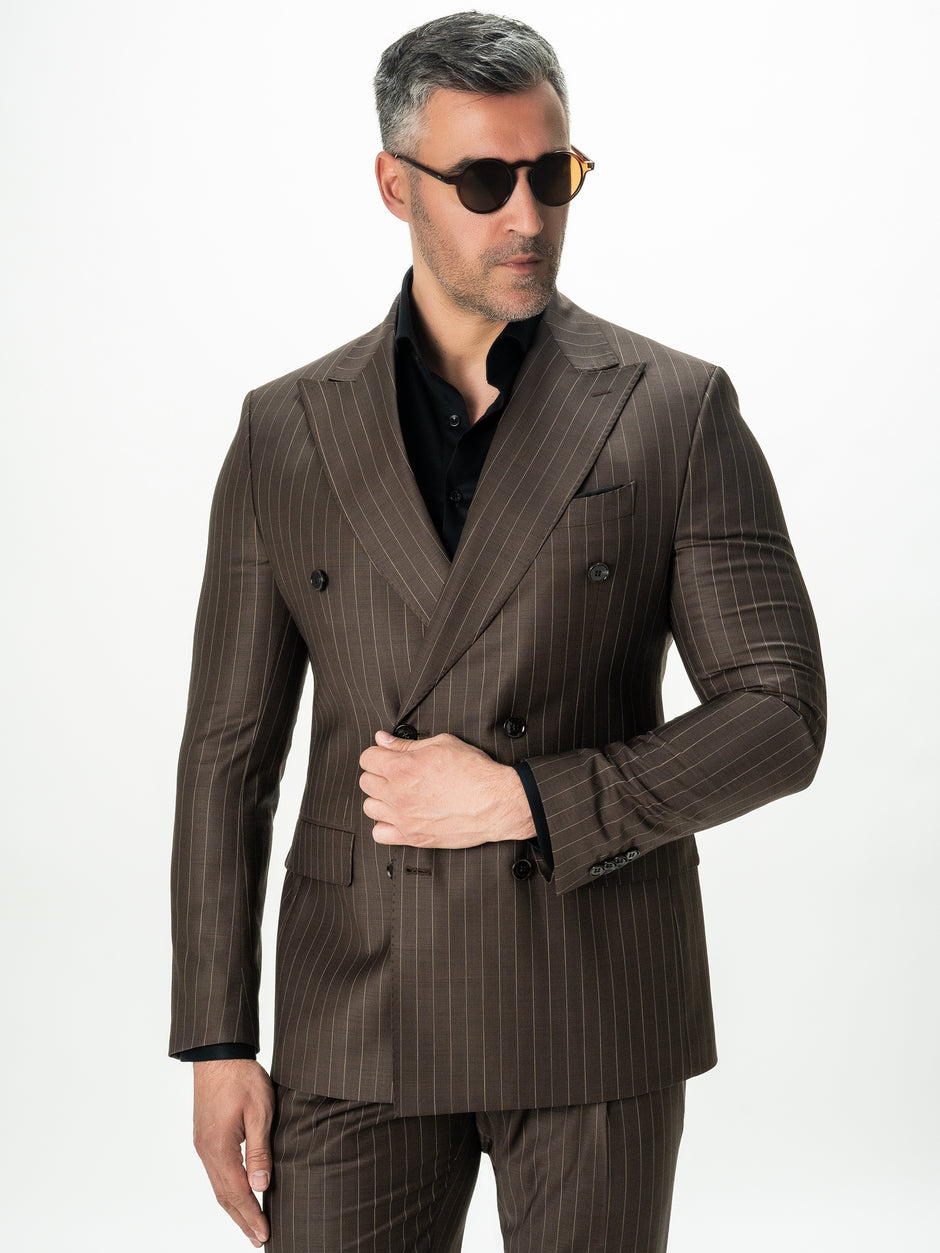 Costum Barbati Maro Dungi 100% Lana Vitale Barberis Super 100'S BMan0003 (8)