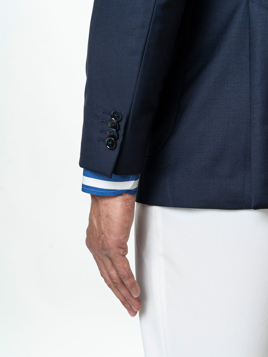 Sacou Bleumarin 100% Lana Vitale Barberis BMan0076 (7)