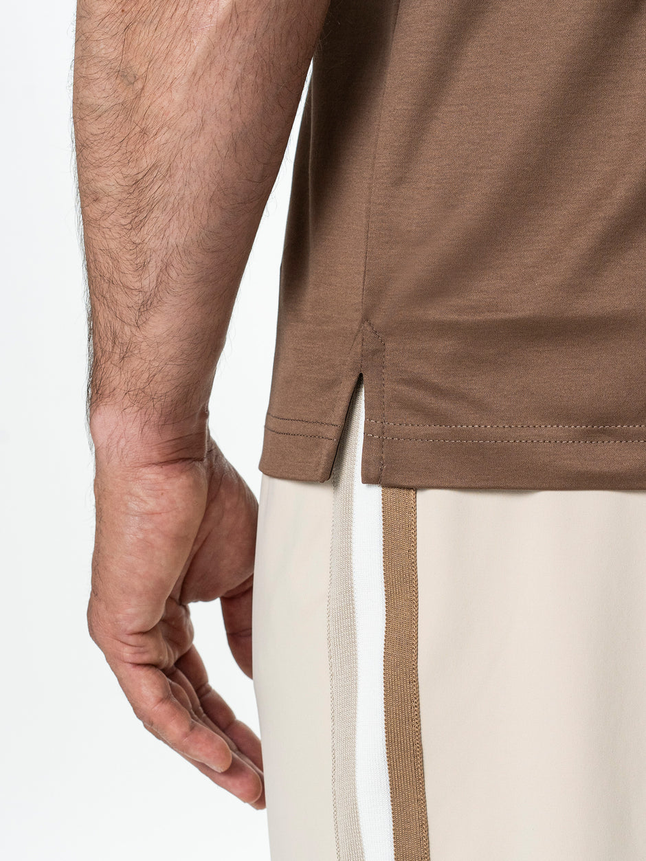 Tricou Premium Barbati Maro 100% Bumbac Egiptean Mercerizat BMan278 (5)
