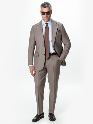 Costum Cappuccino Barbati Lana Vitale Barberis Super 120's BMan0051