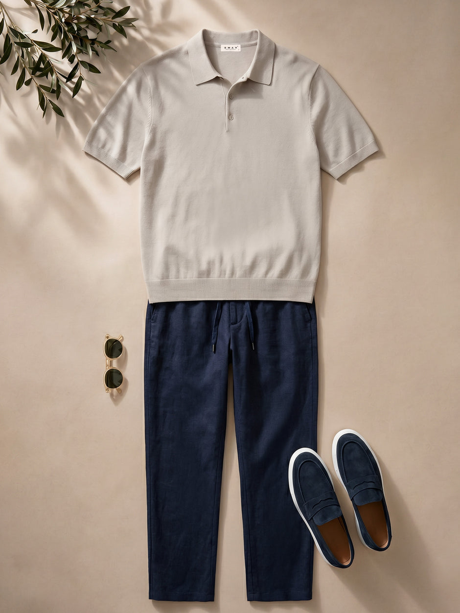 Tinuta Barbati Completa Casual de Vara Anchor Bman1134 (1)