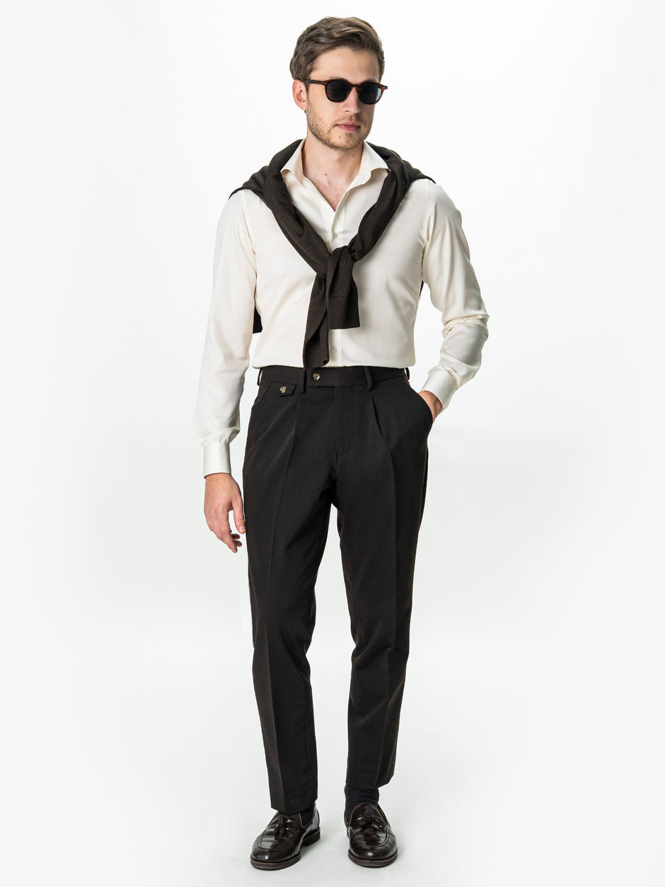 Camasa Crem Barbati Premium Confort Fit Non Iron BMan0063 (5)