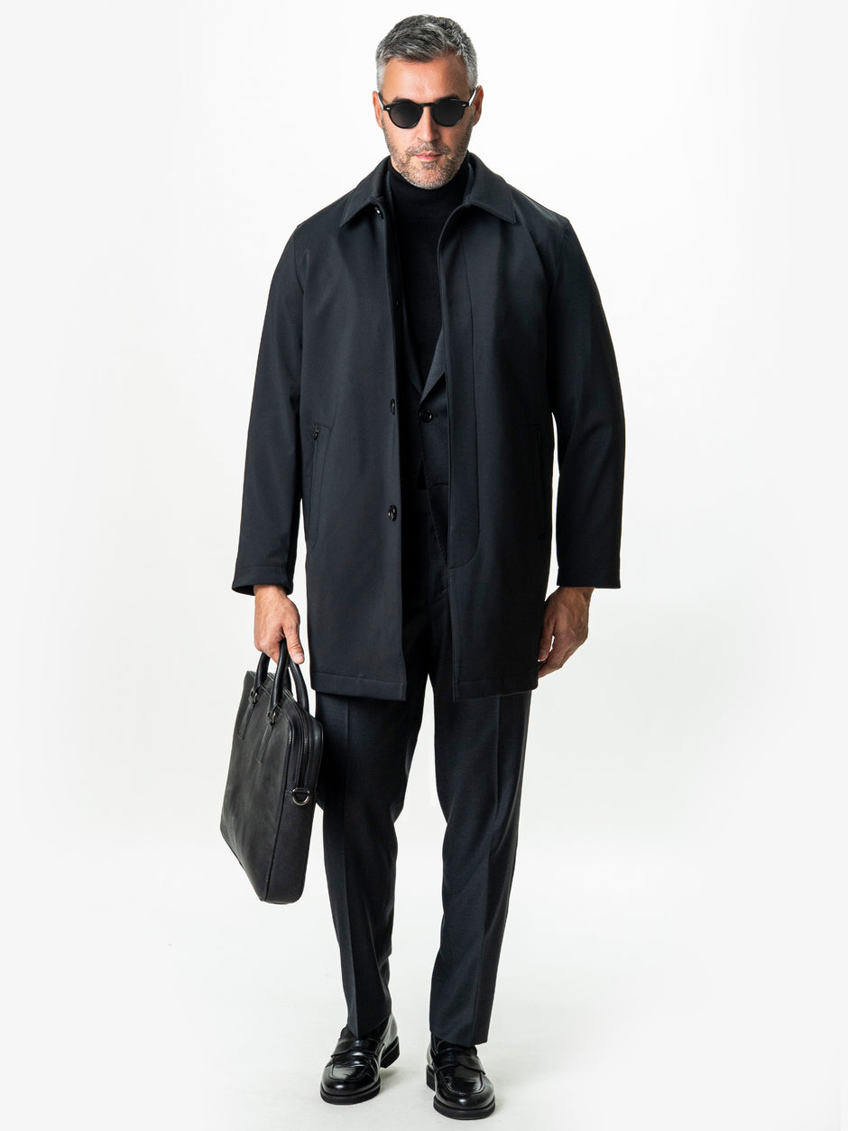 Geaga Tip Pardesiu Business Neagra BMan0001 (1)