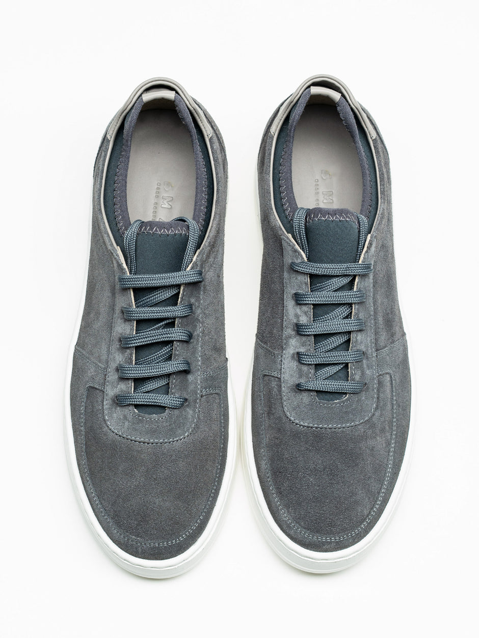 Pantofi Babati Casual Gri Din Piele Intoarsa Cu BMan0359 (5)