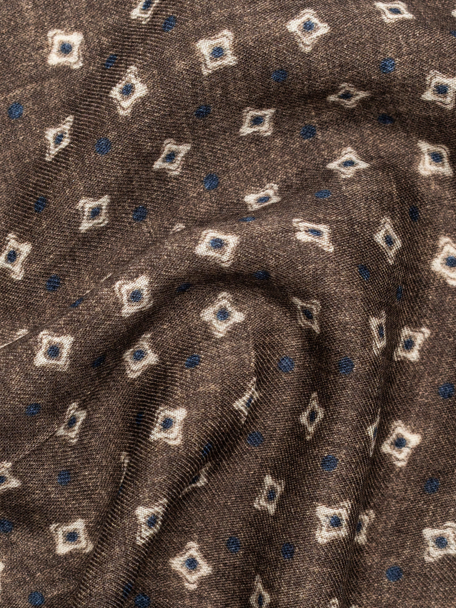 Batista Eleganta Barbati Cafenie cu Imprimeu BMan424 (3)