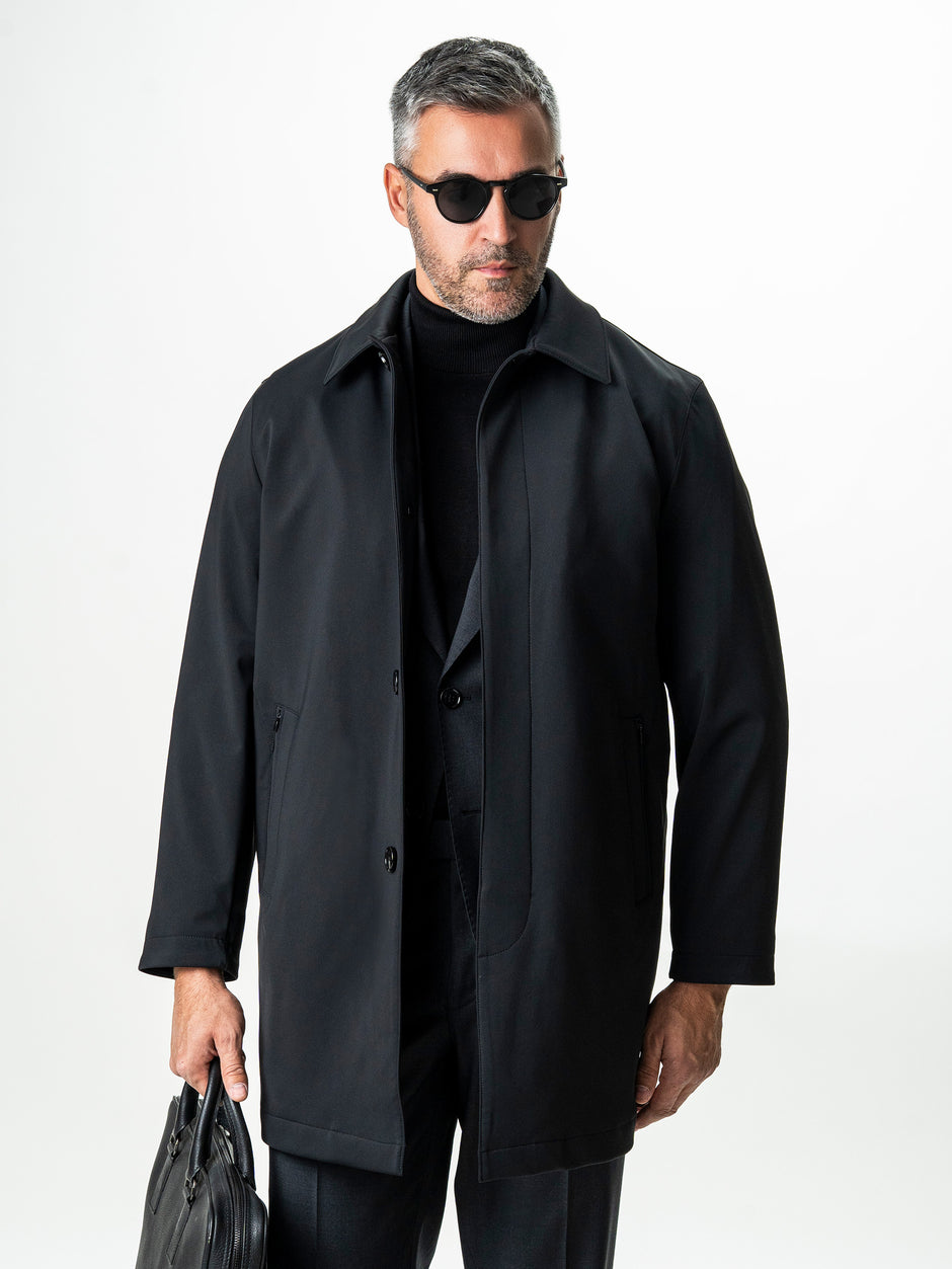 Geaga Tip Pardesiu Business Neagra BMan0001 (2)