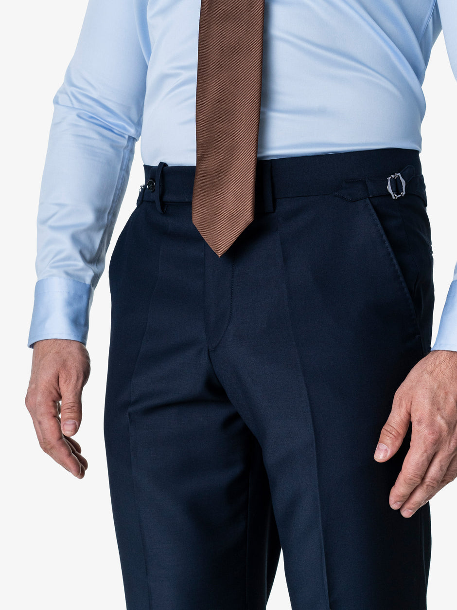 Costum Bleumarin Barbati Elegant Din Lana Sarto BMan0018 (9)
