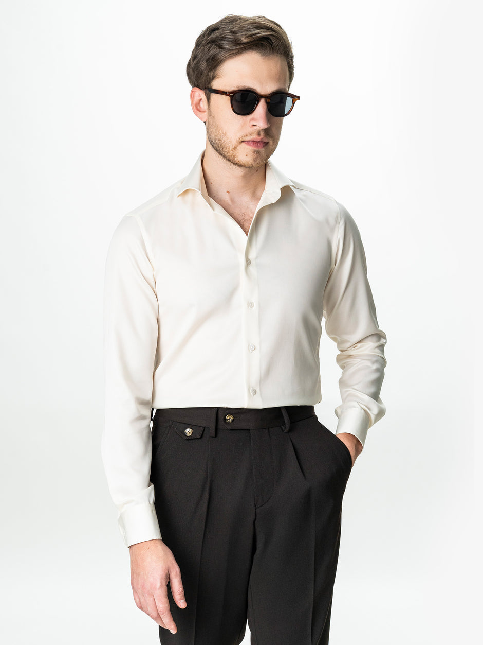 Camasa Crem Barbati Premium Confort Fit Non Iron BMan0063 (4)