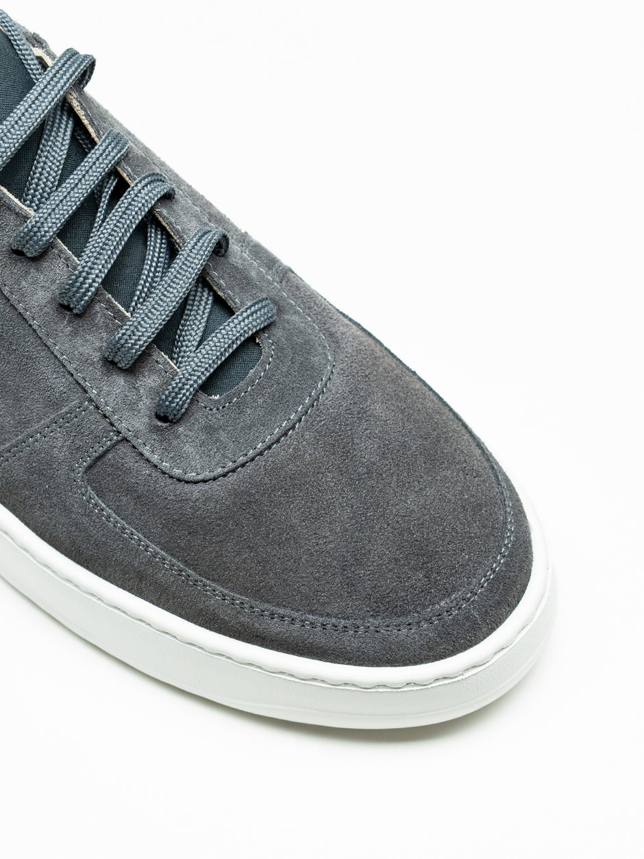 Pantofi Babati Casual Gri Din Piele Intoarsa Cu BMan0359 (6)