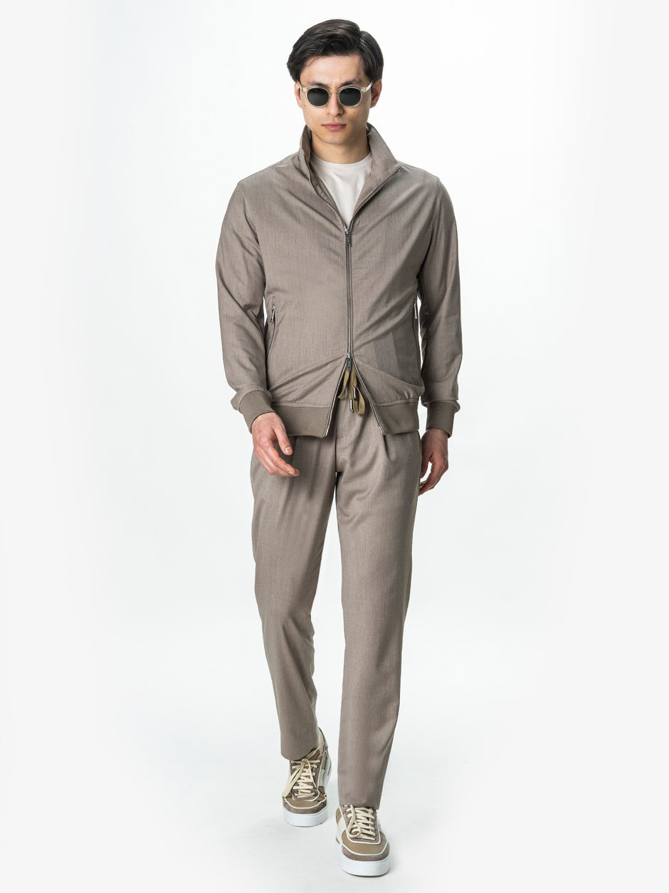 Geaca Barbati Tip Jacheta Crem BMan BMan0007 (2)