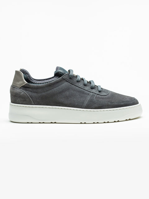 Pantofi Barbati Casual Gri Din Piele Intoarsa Talpa Eva BMan0359