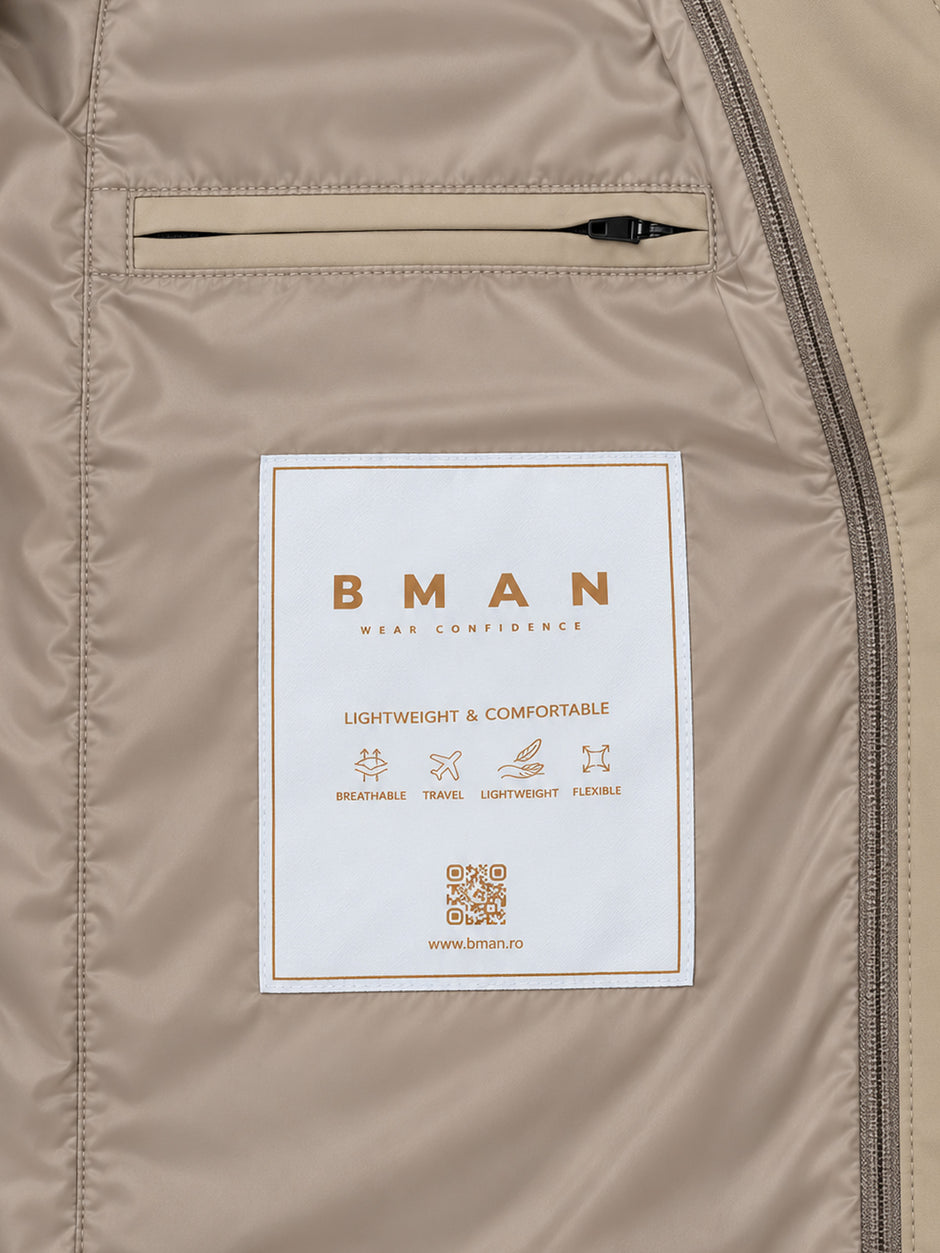 Geaca de Toamna Barbati Crem BMan0004 (7)