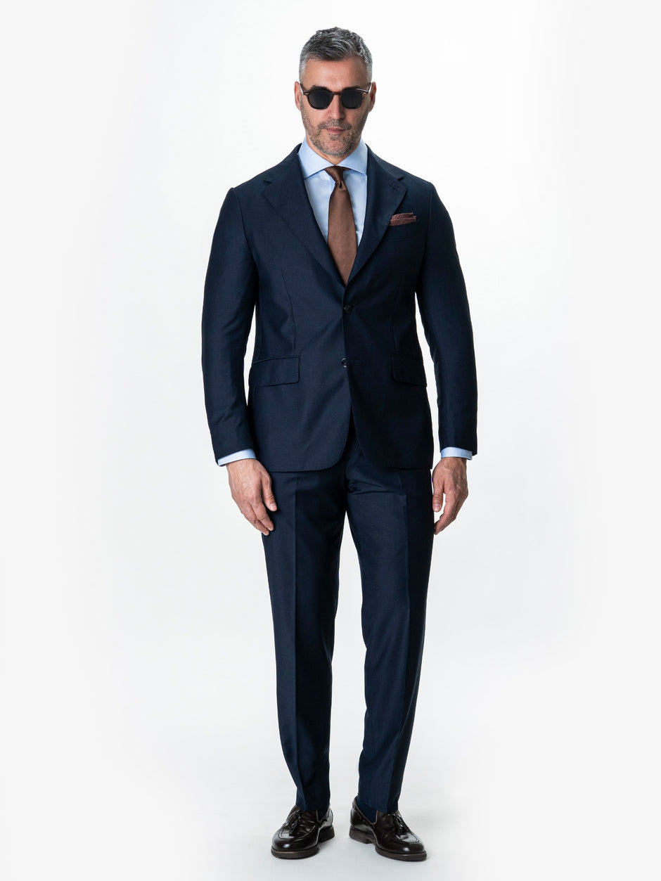 Costum Bleumarin Barbati Elegant Din Lana Sarto BMan0018 (4)