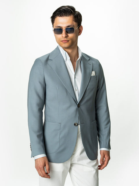 Sacou Barbati Gri 100% Lana Vitale Barberis BMan0056