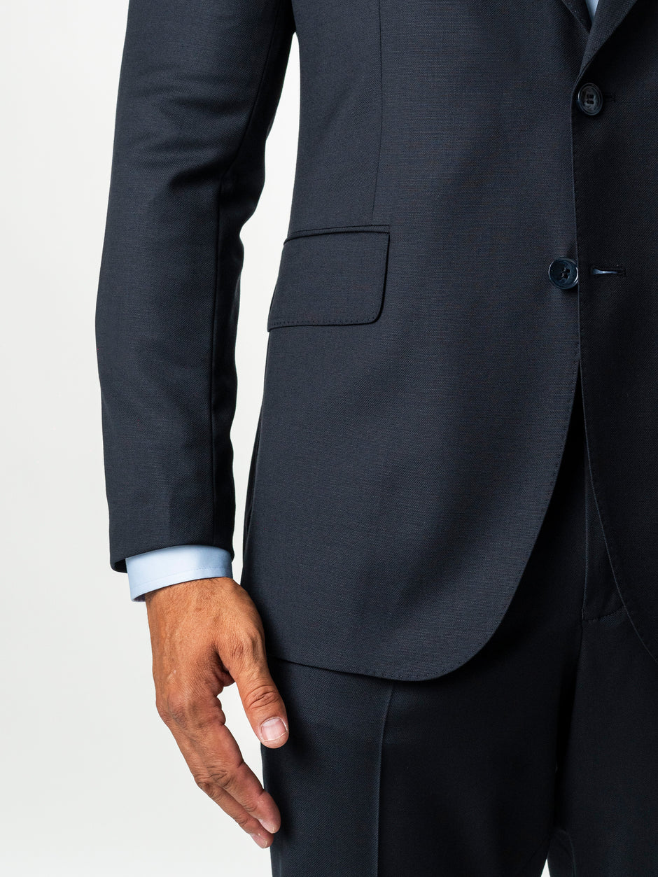 Costum Bleumarin Barbati Lana Vitale Barberis Oxford Flexo BMan0015 (7)