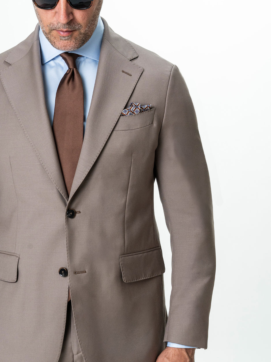 Costum Cappuccino Barbati Lana Vitale Barberis Super 120's BMan0051 (11)